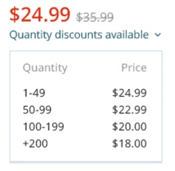 Oracle QuantityPricing-Chart