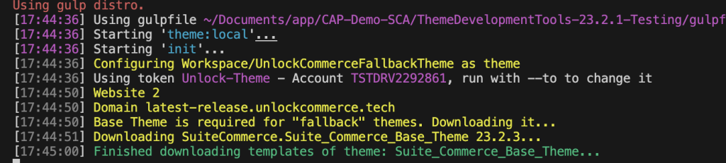 Fallback Theme - Test Locally