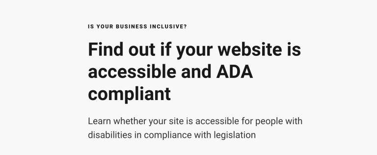 Find out if your site is accessible - UnlockCommerce