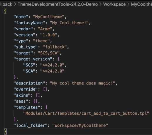 Copy once, then tweak - Fallback Themes