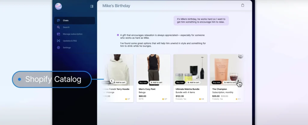 AI Shopping - Shopify