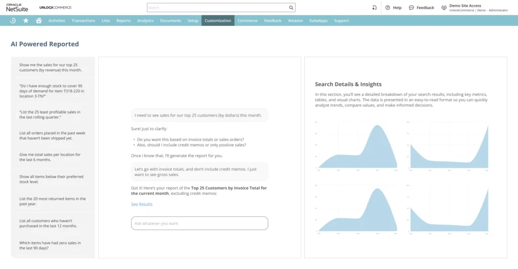 Chatter - AI-Powered Reporting Suitelet