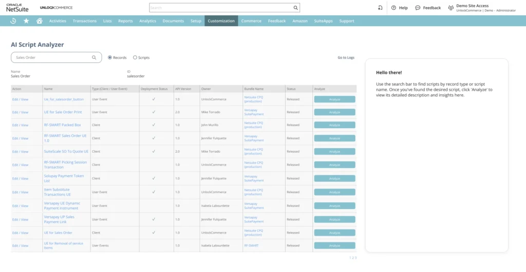 Chatter: NetSuite Script Health-Check