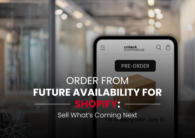Order from future availability - Shopify pre-order app